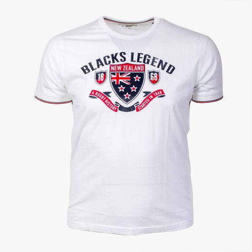 T-Shirt Rugby History - Blanc - Blacks Legend - Modalova