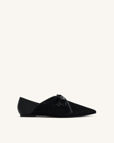 Ballerines plates en filet Reilly - Noir - JW PEI - Modalova