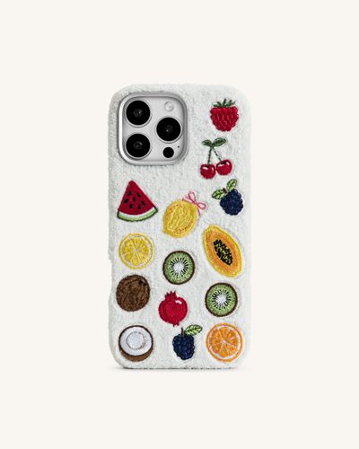Coque de Téléphone Fruit Fiesta – Blanc Multicolore - JW PEI - Modalova