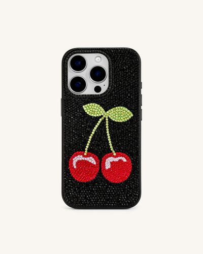 Coque de Téléphone Cerise – Noir Multicolore - JW PEI - Modalova