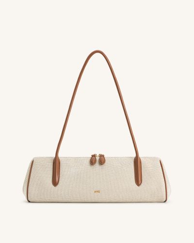 Nova Sac à Épaule - Toile Marron - JW PEI - Modalova