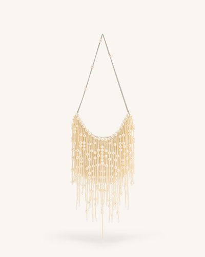 Elaine Sac à Franges avec Perles - Blanc - JW PEI - Modalova