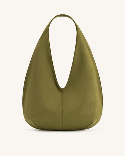 Sac Hobo Dara en Suède Synthétique - Olive Foncé - JW PEI - Modalova