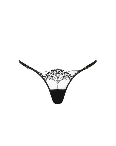 Bluebella Marisa Thong Black/Sheer - S - Bluebella - US - Modalova