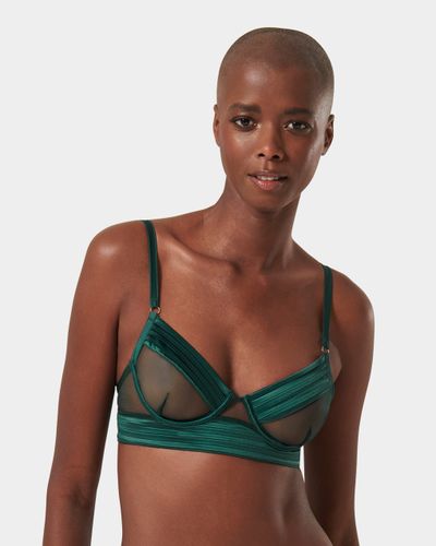 Stephanie Wired Bra Botanical Garden Green - Green / 30A - Bluebella - US - Modalova