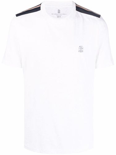 Cotton Logo T-shirt - Brunello Cucinelli - Modalova