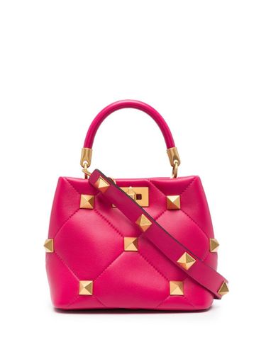 Roman Stud Small Leather Handbag - Valentino Garavani - Modalova