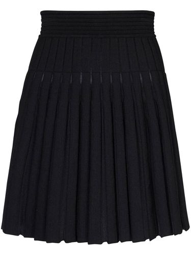 BALMAIN - Pleated Flared Mini Skirt - Balmain - Modalova