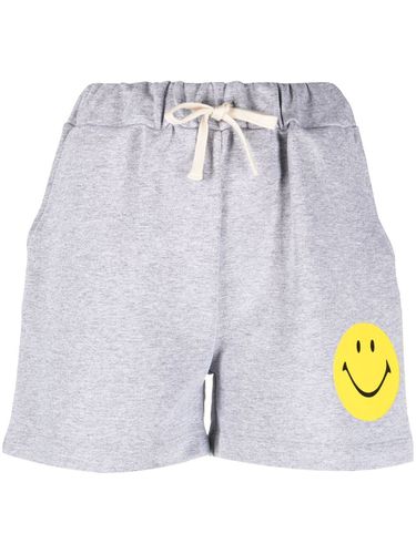 Smiley Logo Cotton Shorts - Joshua Sanders - Modalova