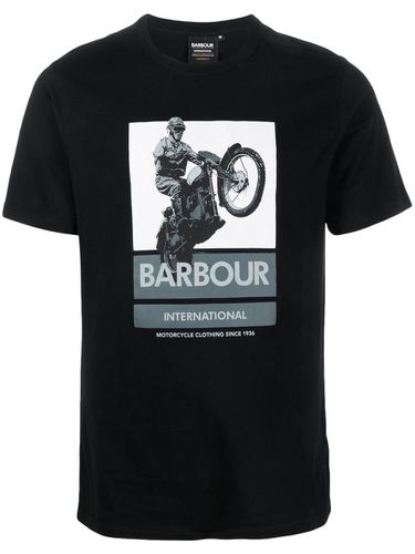 BARBOUR - Logo Cotton T-shirt - Barbour - Modalova