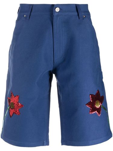 Embroidered Denim Shorts - Sky High Farm Workwear - Modalova