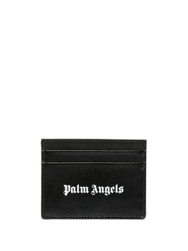 Leather Credit Card Case - Palm Angels - Modalova