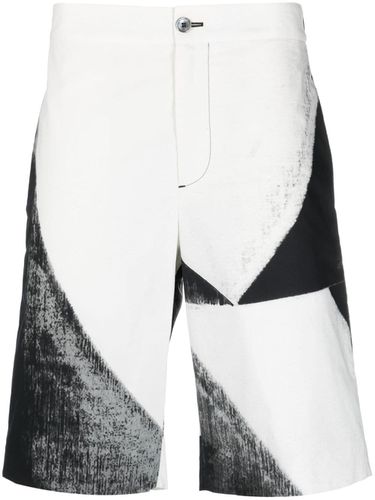 Drawstring Cotton Shorts - Alexander McQueen - Modalova