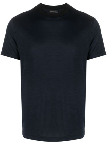 Wool Striped T-shirt - Emporio Armani - Modalova