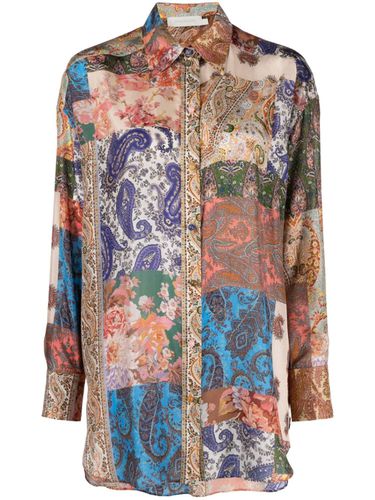 Paisley Print Silk Shirt - Zimmermann - Modalova