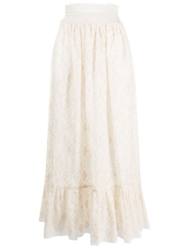 GUCCI - Embroidered Long Skirt - Gucci - Modalova