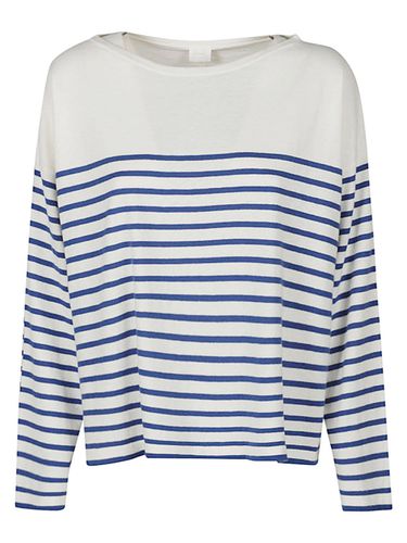 Striped Cotton Blend Pullover - Ct Plage - Modalova