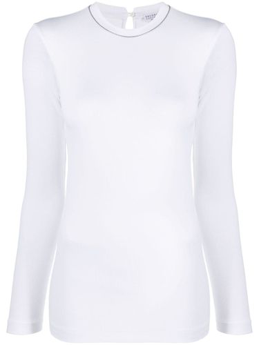 Long Sleeve Cotton T-shirt - Brunello Cucinelli - Modalova