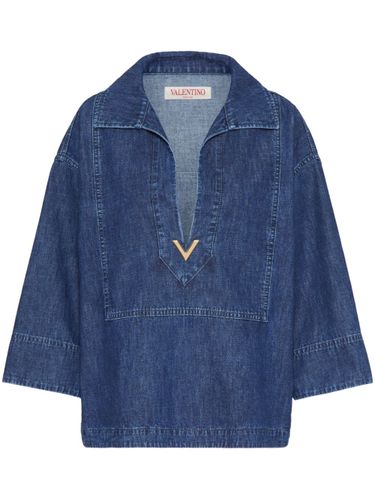VALENTINO - Denim Shirt - Valentino - Modalova