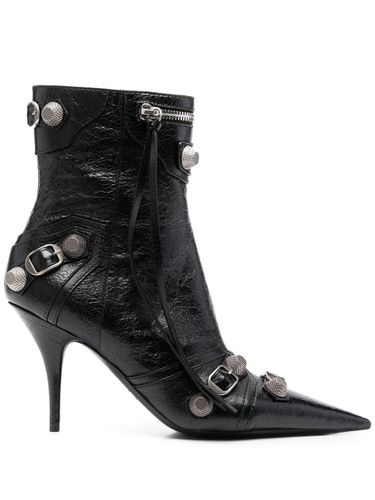 Le Cagole Leather Boots - Balenciaga - Modalova