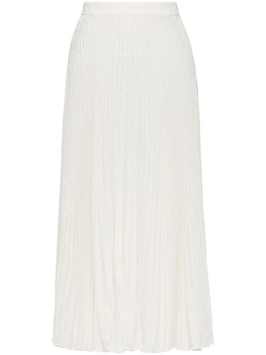 VALENTINO - Pleated Silk Midi Skirt - Valentino - Modalova