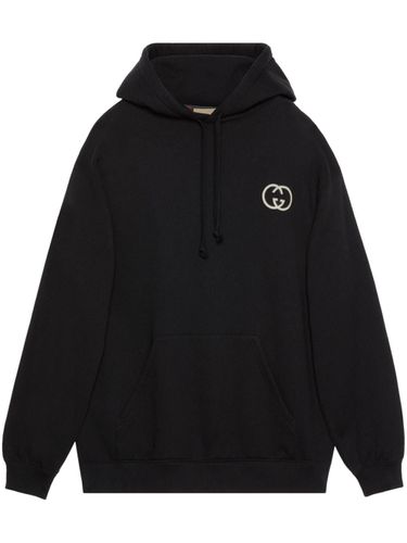 GUCCI - Logo Cotton Overszed Hoodie - Gucci - Modalova