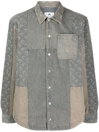 Denim Button-down Shirt - Marine Serre - Modalova