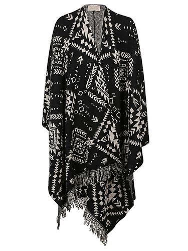 Ethnic Print Jacquard Cardigan - Tooco - Modalova