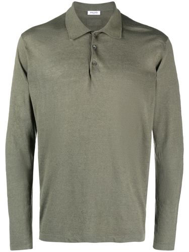 Line Blend Long Sleeve Polo Shirt - Palto' - Modalova