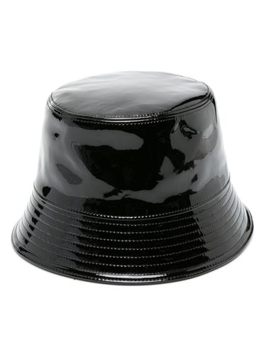 PRADA - Shiny Leather Bucket Hat - Prada - Modalova