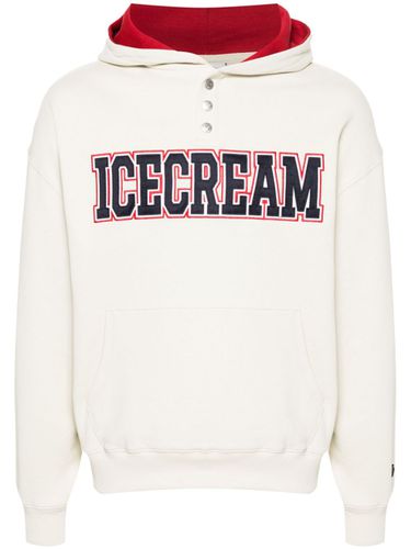 ICECREAM - Botton Up Logo Hoodie - Icecream - Modalova