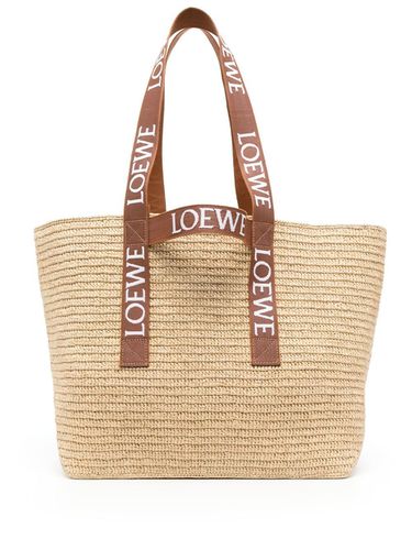 Fold Shopper Raffia Tote Bag - Loewe - Modalova