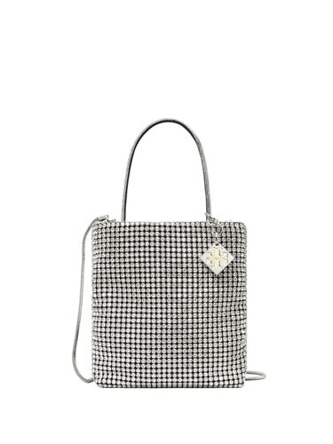 Crystal Embellished Mini Bucket Bag - Tory Burch - Modalova