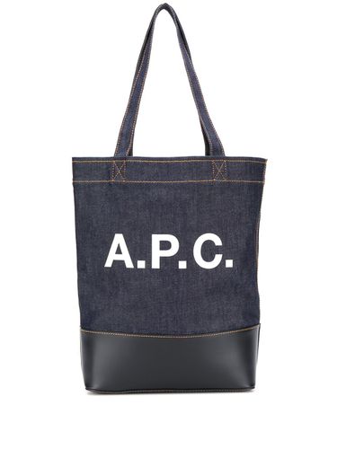 A.P.C. - Axel Denim Tote Bag - A.P.C. - Modalova