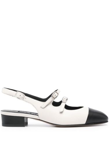 Abricot Leather Slingback Ballet Flats - Carel Paris - Modalova