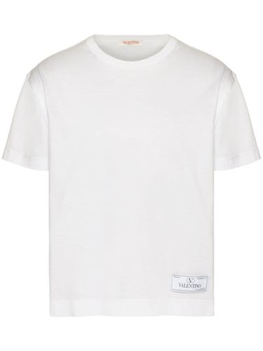 VALENTINO - Logo Cotton T-shirt - Valentino - Modalova