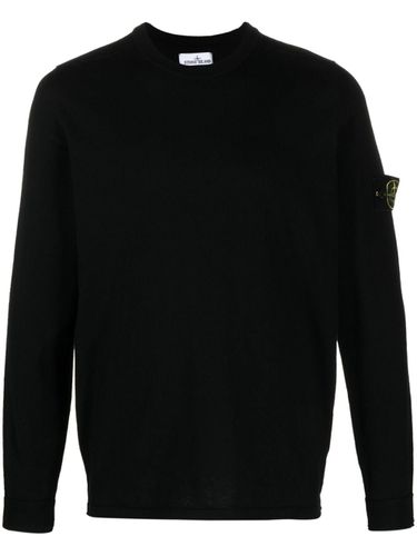 STONE ISLAND - Logo Cotton Sweater - Stone Island - Modalova