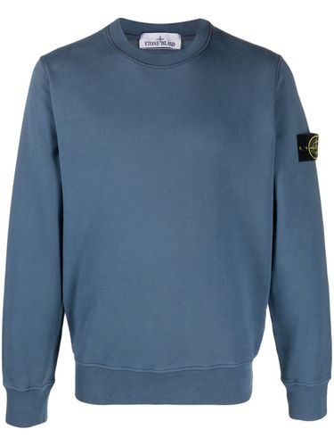 Logo Cotton Sweatshirt - Stone Island - Modalova