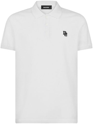 DSQUARED2 - Logo Cotton Polo Shirt - Dsquared2 - Modalova