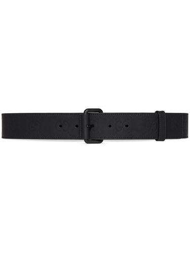 Bark Effect Leather Belt