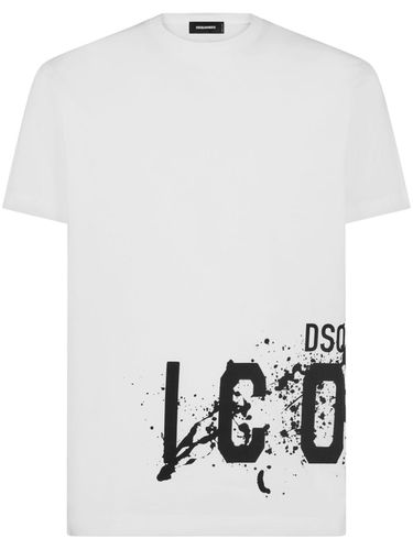 Icon Splash Cotton T-shirt - Dsquared2 - Modalova