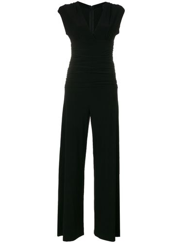 V-necked Jersey Jumpsuit - Norma Kamali - Modalova