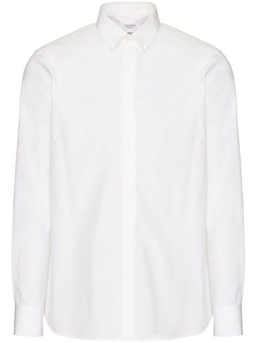 VALENTINO - Rockstud Cotton Shirt - Valentino - Modalova