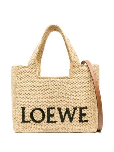 Font Small Raffia Tote Bag - Loewe - Modalova