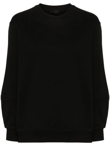 MONCLER - Logo Cotton Sweatshirt - Moncler - Modalova