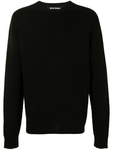 Logo Wool Blend Sweater - Palm Angels - Modalova