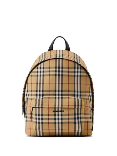 Check Motif Nylon Backpack - Burberry - Modalova