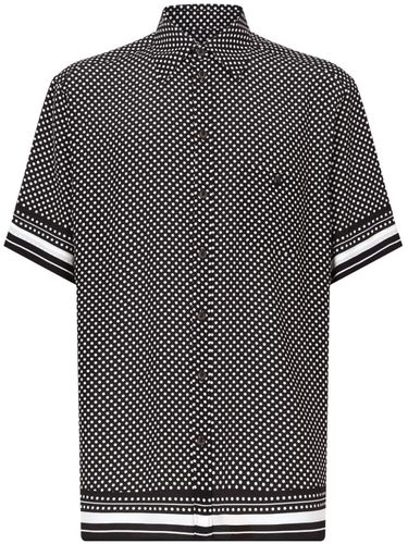 Dots Print Silk Shirt - Dolce & Gabbana - Modalova
