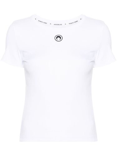 Logo Organic Cotton T-shirt - Marine Serre - Modalova