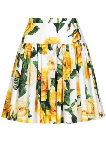 Printed Cotton Skirt - Dolce & Gabbana - Modalova
